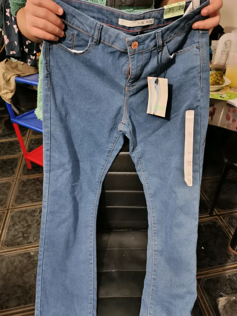 Jeans azul para mujer talla 36 - 1