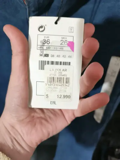 Jeans azul para mujer talla 36 - miniatura 2