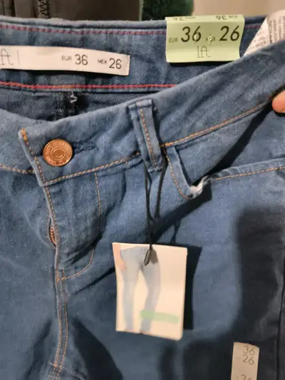 Jeans azul para mujer talla 36 - miniatura 4
