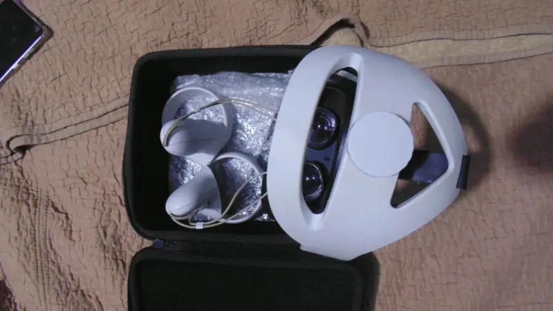 Set de Realidad Virtual con Controladores Blancos - 2