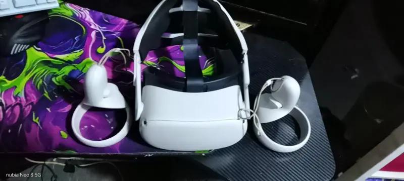 Set de Realidad Virtual con Controladores Blancos - 3