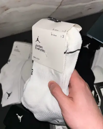 Calcetines Jordan Everyday blancos y negros - miniatura 2