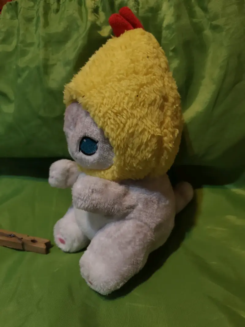 Peluche de gato tempura frito - 2