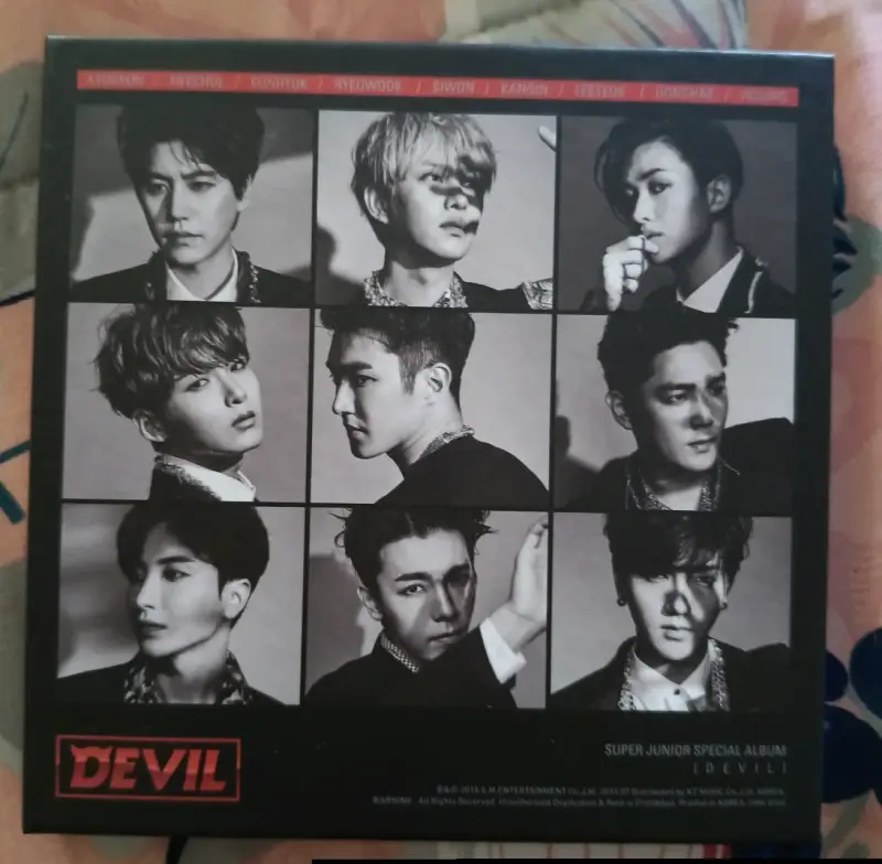 Álbum especial Super Junior Devil - 1