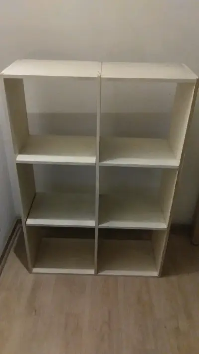 Estante de madera con 6 compartimentos - miniatura 1