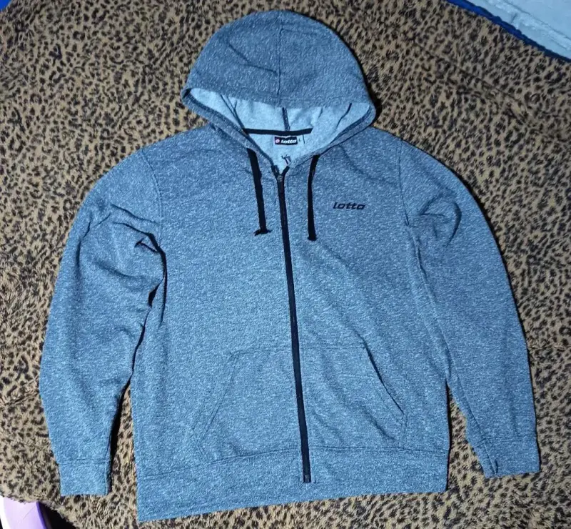 Polerón con capucha gris Lotto para hombre - 1