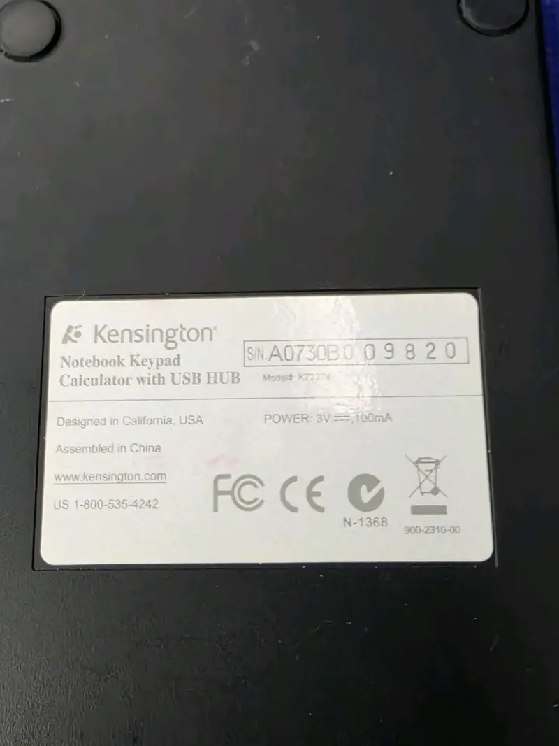 Teclado numérico Kensington con calculadora USB - 2
