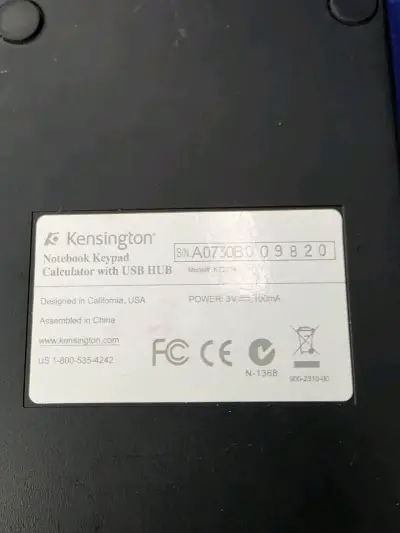 Teclado numérico Kensington con calculadora USB - miniatura 2