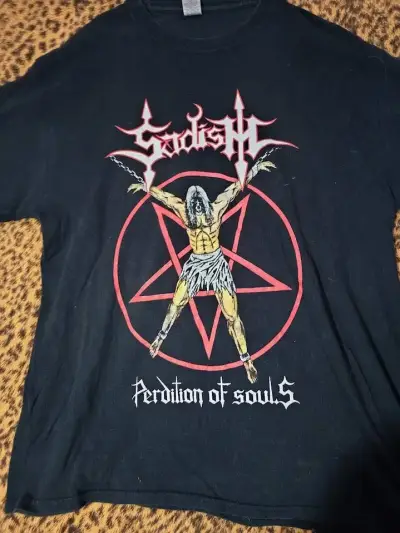 Polera negra Sadism Perdition of Souls - miniatura 2