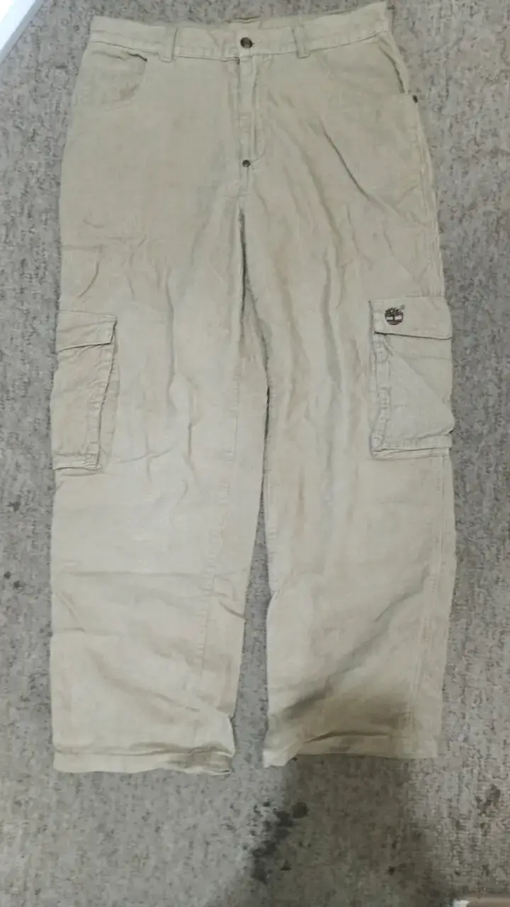 Pantalones baggy cargo beige Timberland talla 16 - 1