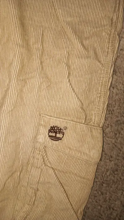 Pantalones  baggy cargo beige Timberland talla 16 - miniatura 2