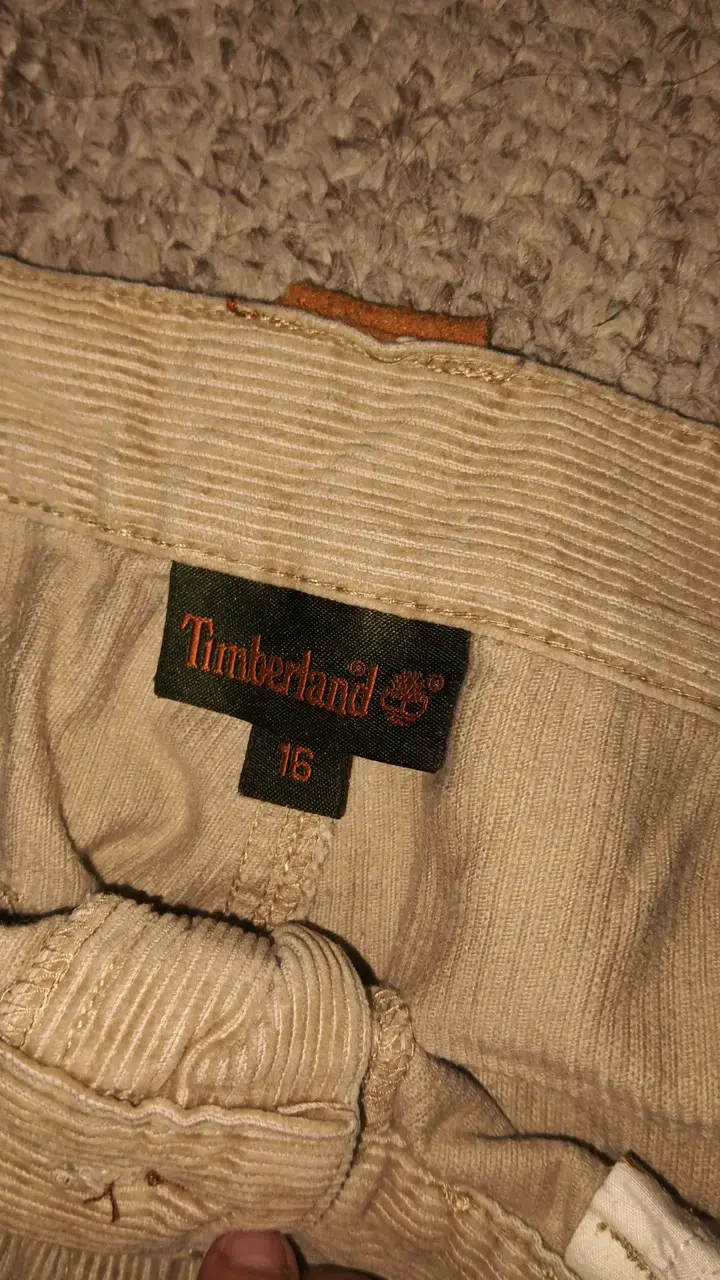 Pantalones baggy cargo beige Timberland talla 16 - 3