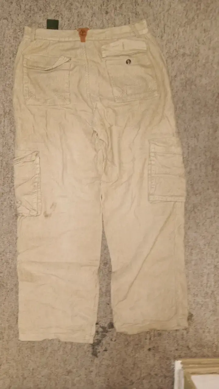 Pantalones baggy cargo beige Timberland talla 16 - 4