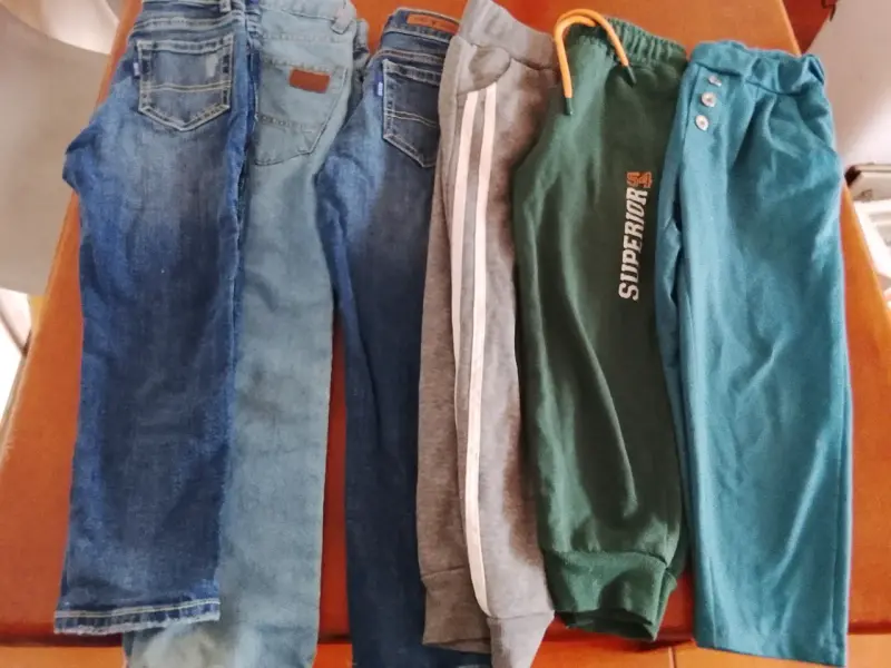 Lote de ropa talla 6 con poleras y pantalones va - 3