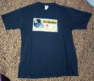 Polera negra Go Steelers NFL - miniatura 1