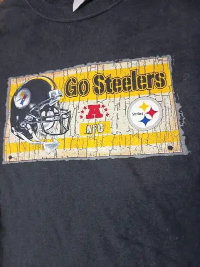 Polera negra Go Steelers NFL - miniatura 2