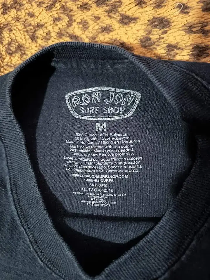 Polera Negra Ron Jon Surf Shop Cozumel - 3