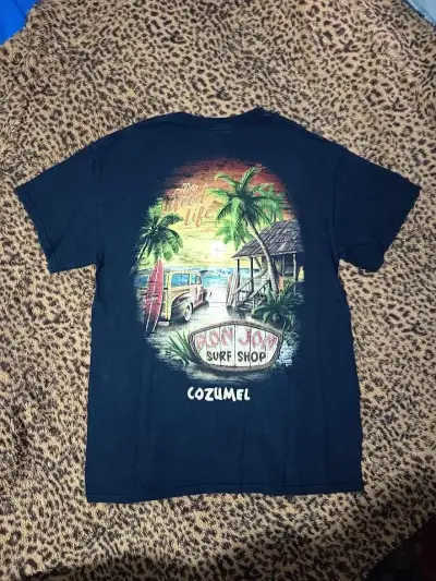 Polera Negra Ron Jon Surf Shop Cozumel - miniatura 4