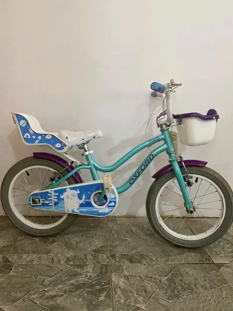 Bicicleta infantil Oxford con asiento trasero