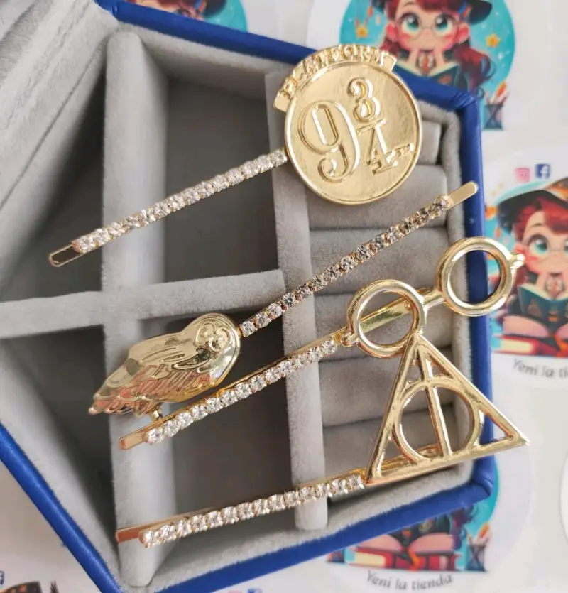 Set de Horquillas Cabello Temáticas Harry Potter