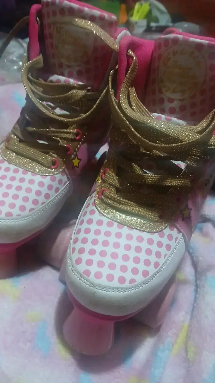Patines de cuatro ruedas para niña con diseño de búho - 2