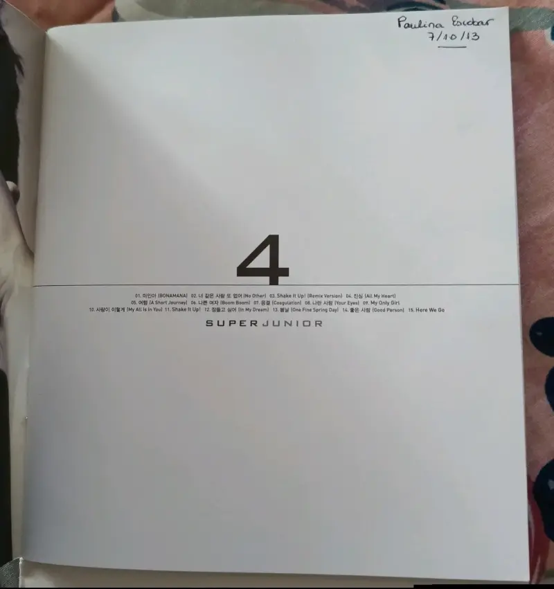 Álbum Super Junior Bonamana Edición Especial - 5