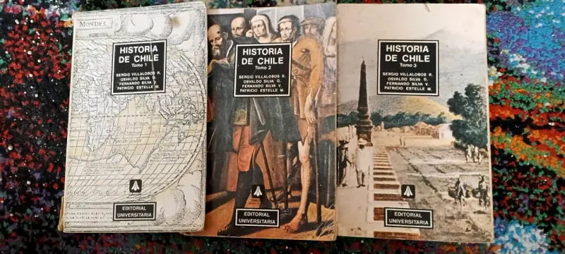 Colección Historia de Chile Tomos 1-3 Editorial Universitaria
