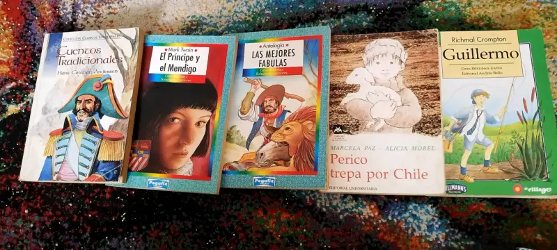 Lote de libros infantiles clásicos y educativos