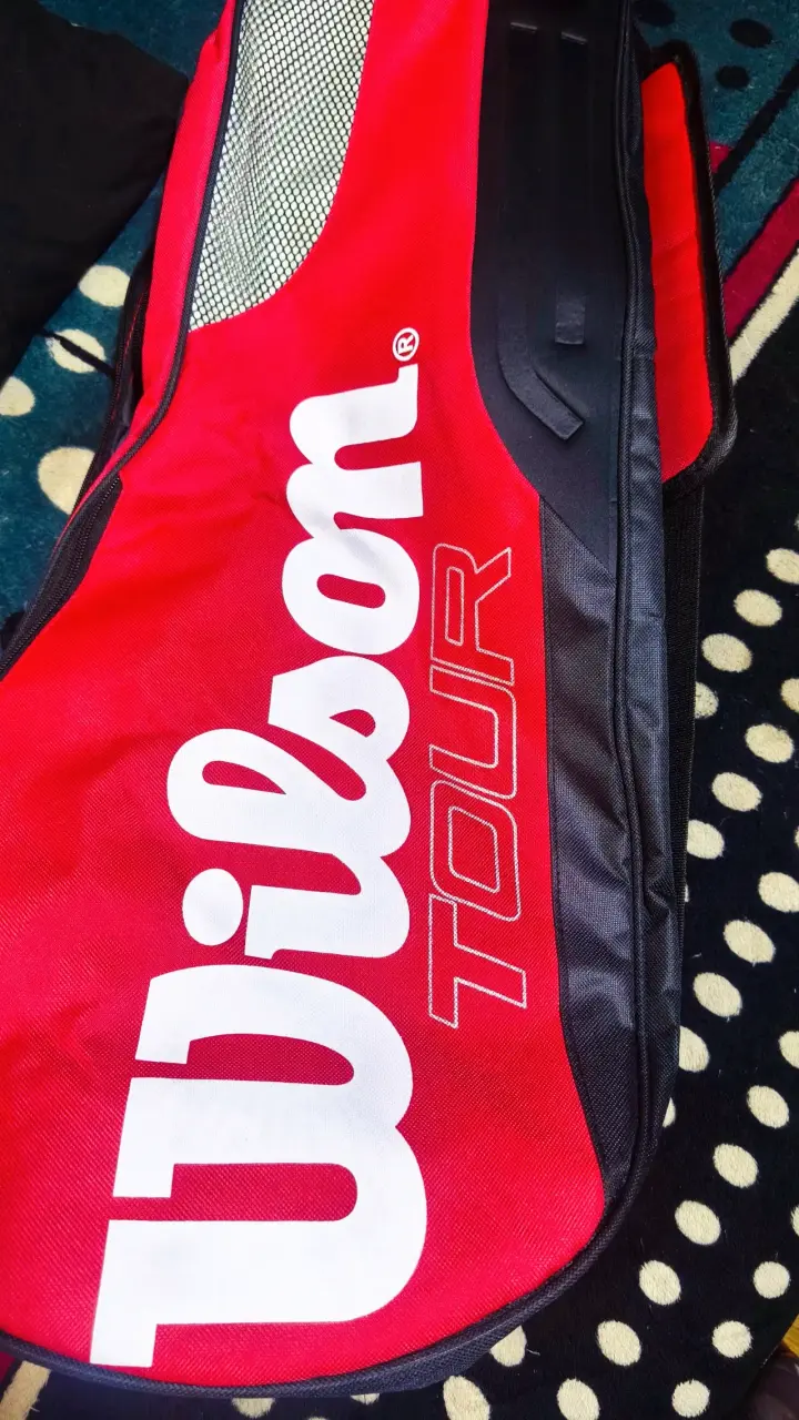 Bolso para raquetas Wilson Tour rojo - 1