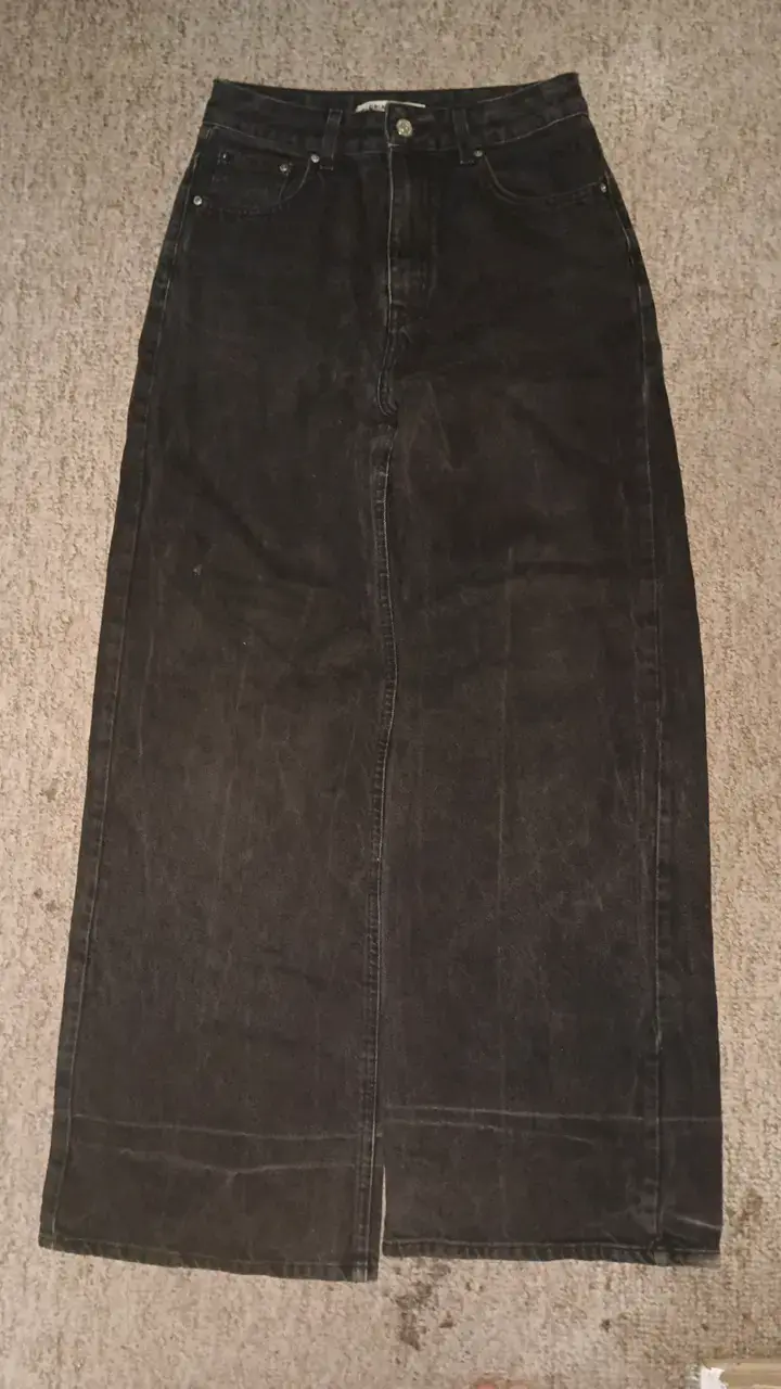 Baggy jeans negros marca gloria talla 44