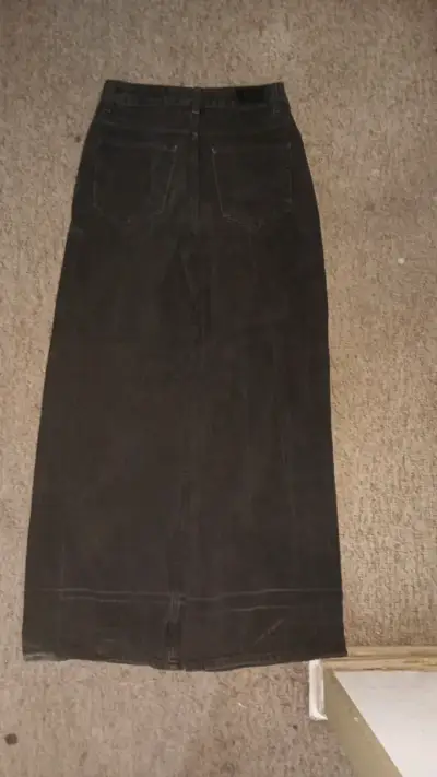 Baggy jeans negros marca gloria talla 44 - miniatura 3
