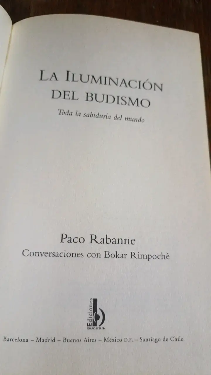 Libro La Iluminación del Budismo de Paco Rabanne - 1