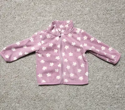 Chaqueta polar infantil con diseño floral - miniatura 2