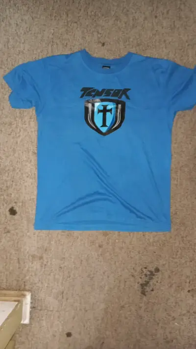 Polera azul con logo Tensor - miniatura 1