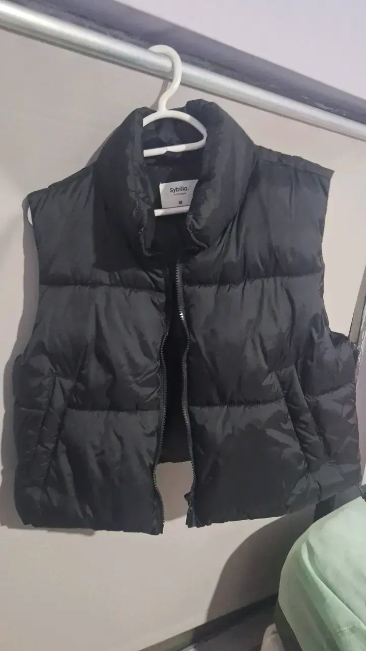 Chaleco acolchado negro Sybilla talla M