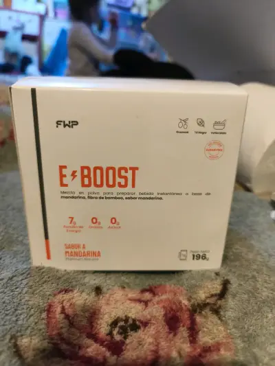 Mezcla en Polvo E-Boost Sabor Mandarina 196g - miniatura 1