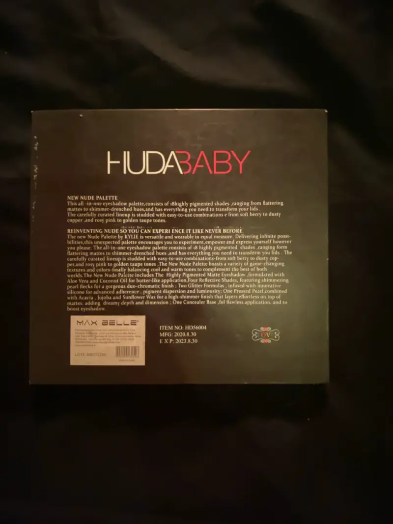 Paleta de Sombras HudaBaby Nebula 56 Colores - 4