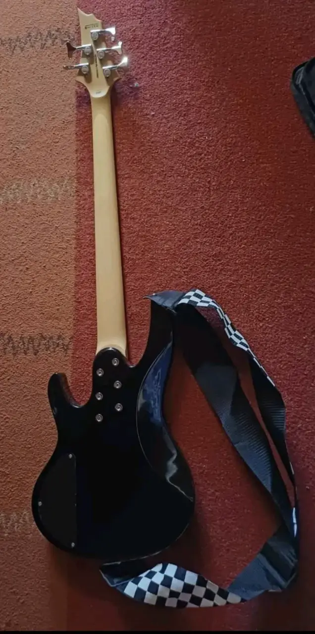 Bajo eléctrico LTD con amplificador Fender - 3