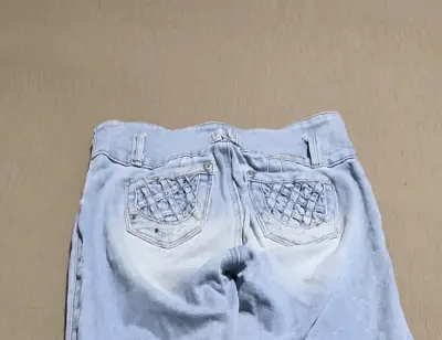 Jeans de mujer desgastados azul claro - miniatura 2
