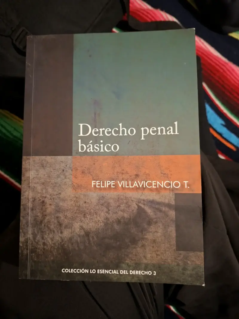 Libro Derecho Penal Básico de Felipe Villavicencio - 1