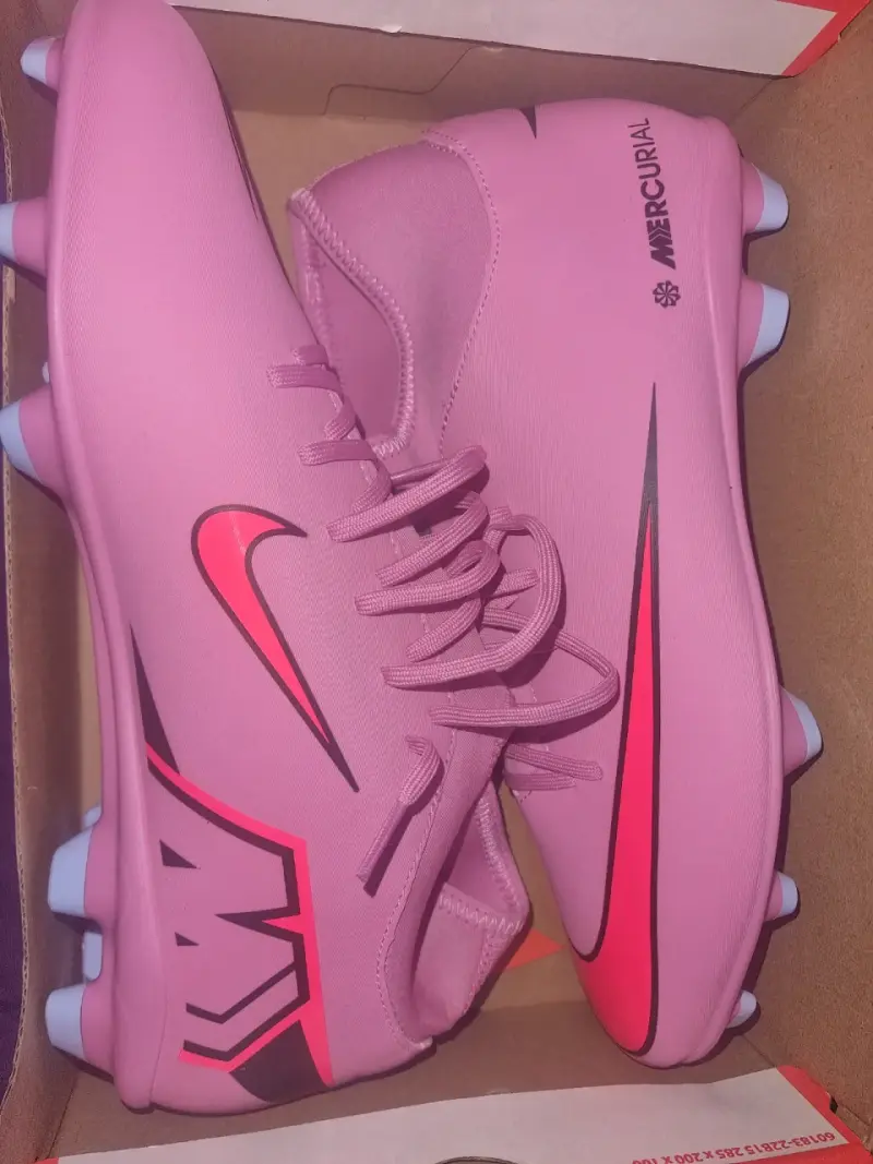 Botines de fútbol Nike Mercurial rosas - 2