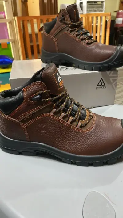 Botines de seguridad marrones Sherpa's - miniatura 1