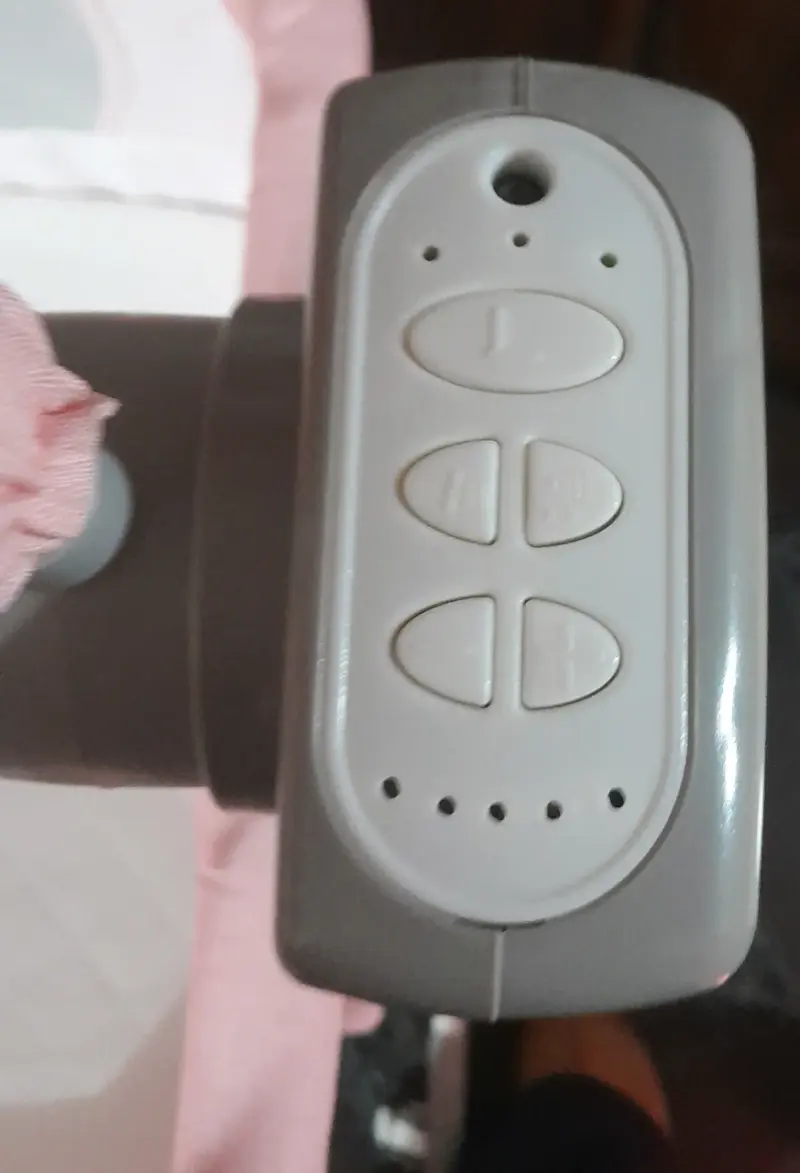 Cuna colecho rosa mecedora electrica  LuBabycas - 4