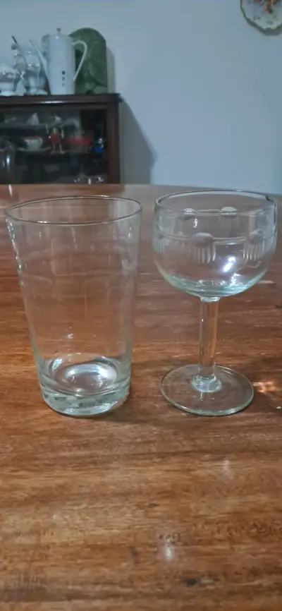 Set de copas y vasos cristalerias yungay - miniatura 1