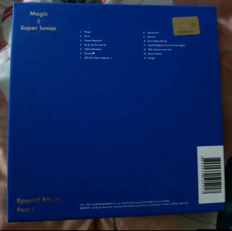 Álbum Super Junior Magic Parte 2 Edición Especial - 2