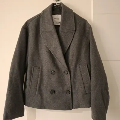 Abrigo gris de lana para mujer Marquis - miniatura 1