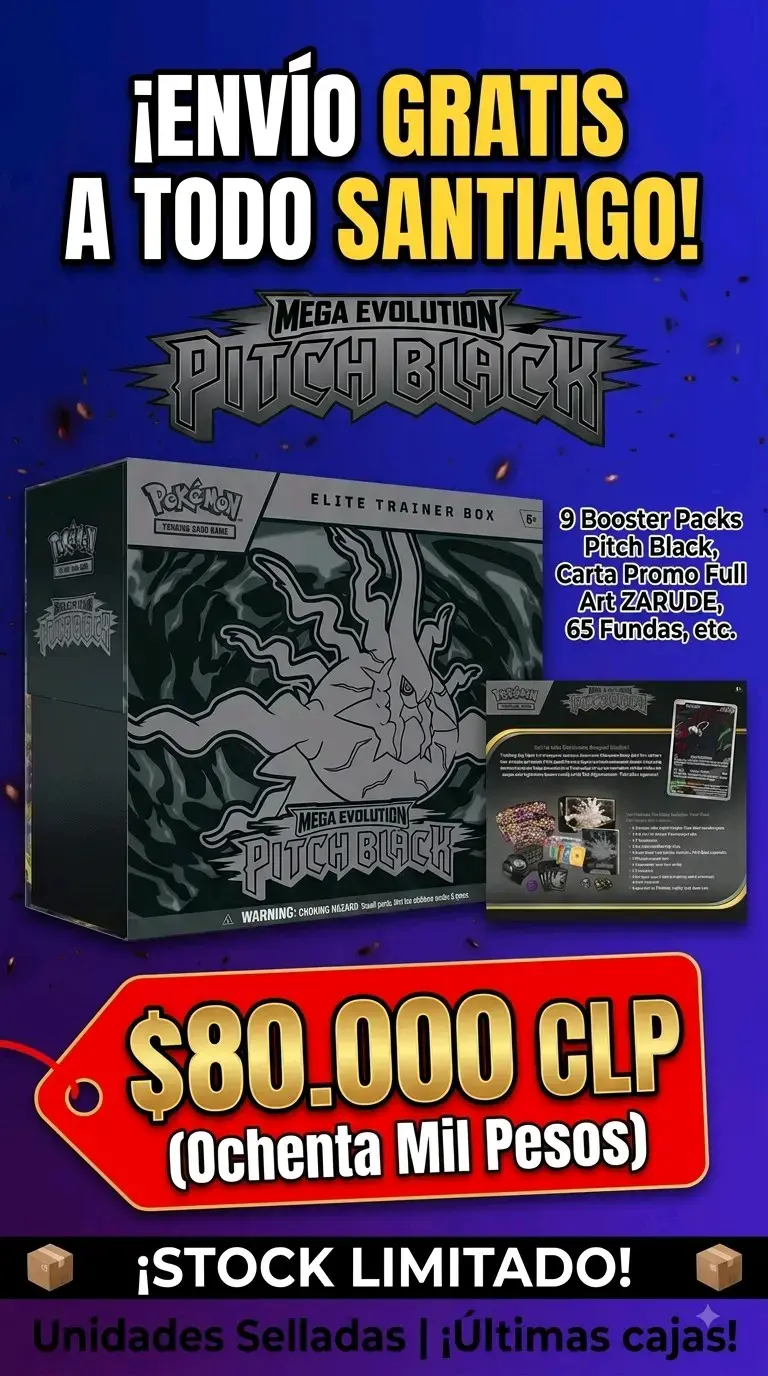 Caja Elite Trainer Mega Evolution Pitch BlackPokém - 1