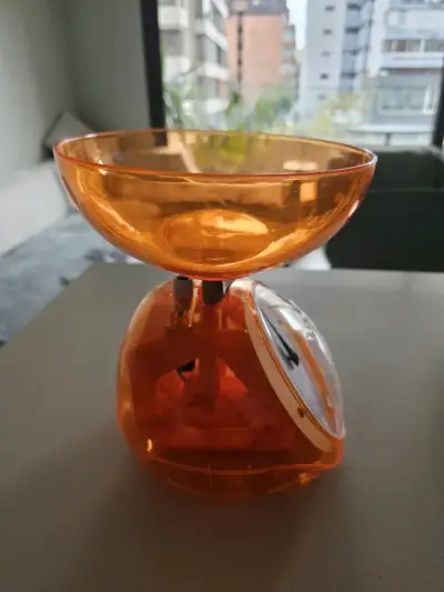 Balanza de cocina mecánica 5kg naranja - miniatura 2