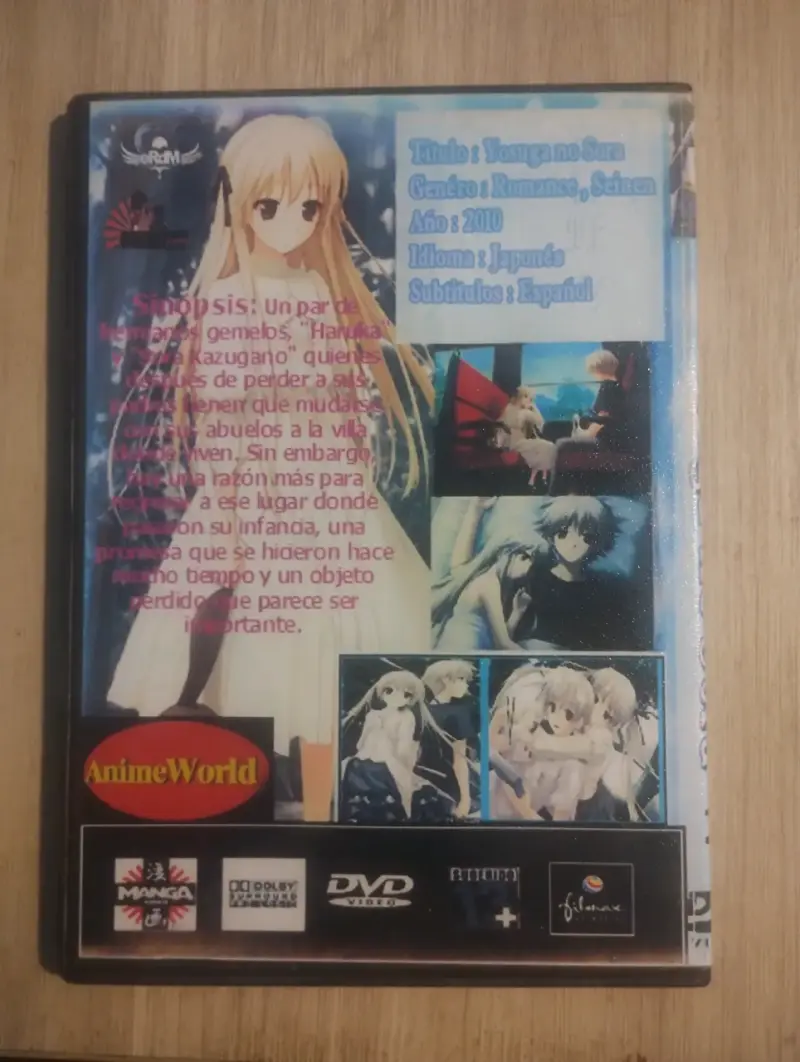 DVD Anime Yosuga no Sora Volumen 1 - 3