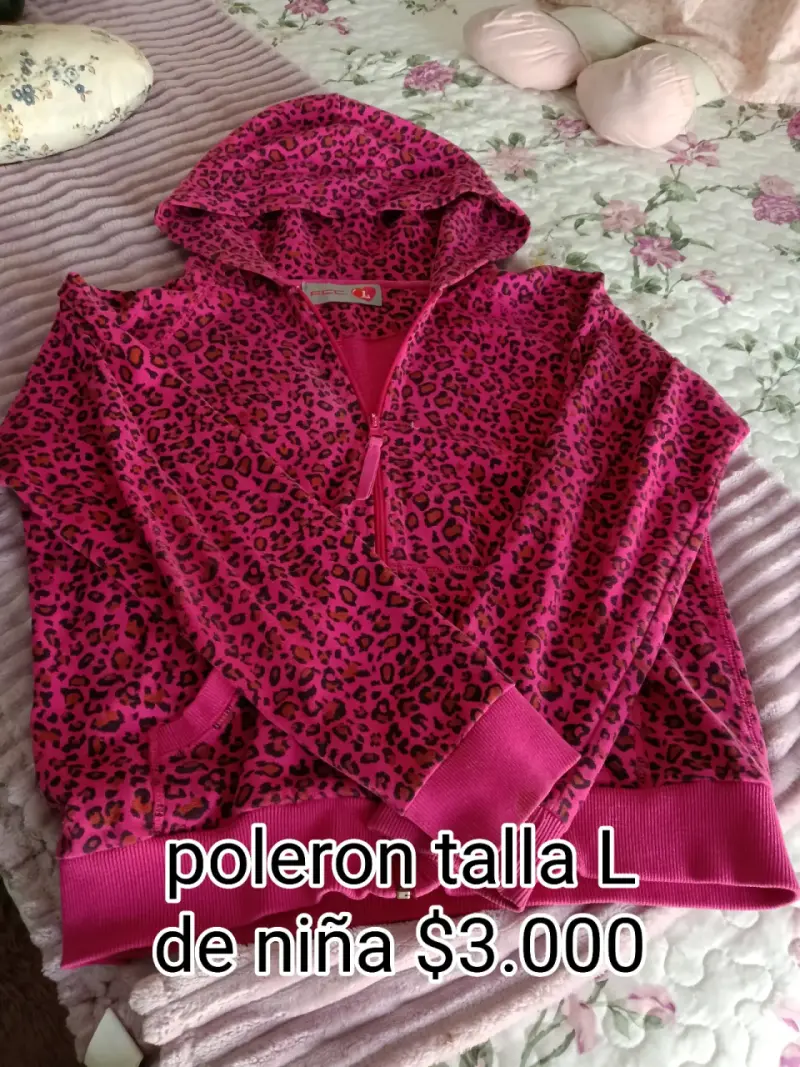 Chaleco de lana beige para niña talla 10 - 2